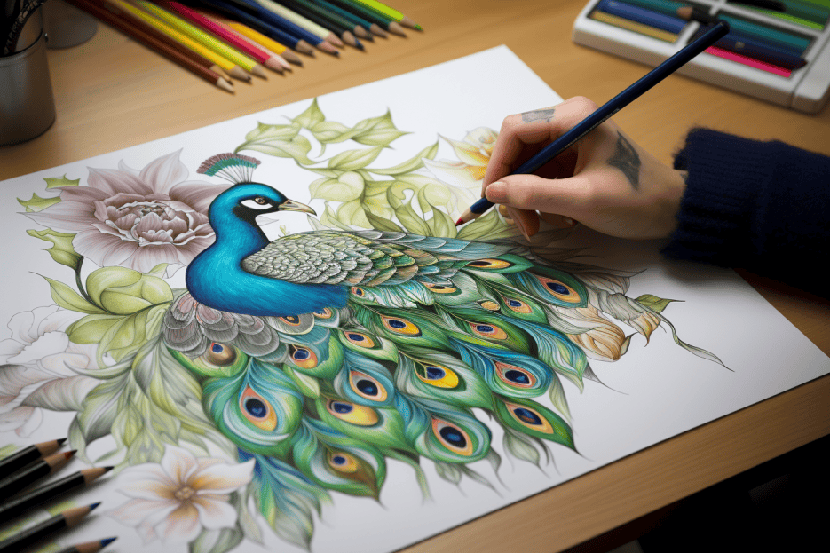 Peacock coloring pages for adults Mallory milford porn