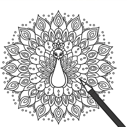 Peacock coloring pages for adults Adult search seattle