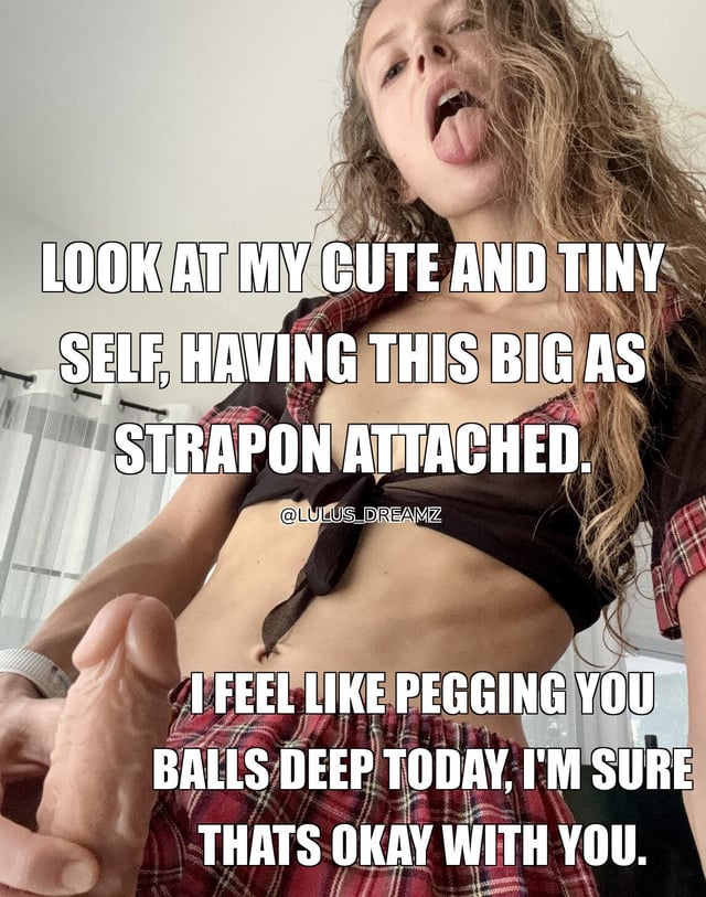 Pegging strapon captions Mature big women porn