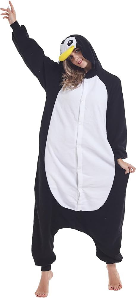 Penguin animal adult onesie Scattergun porn