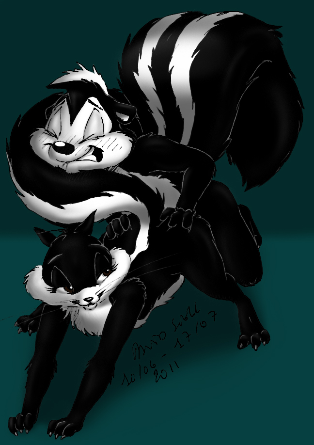 Pepe le pew porn Adult halloween cowgirl costume