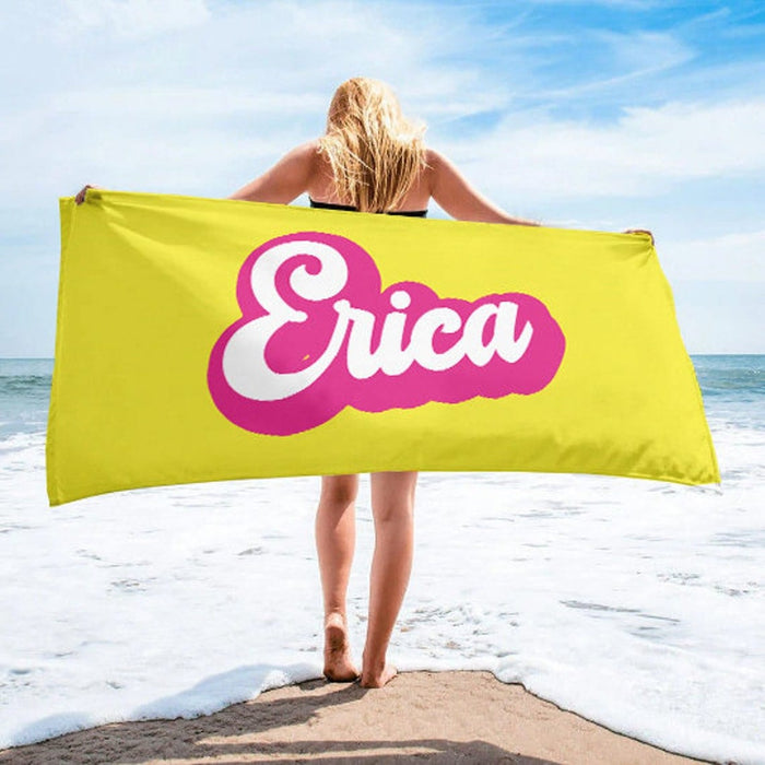Personalized beach towels for adults Sofia gomez blowjob
