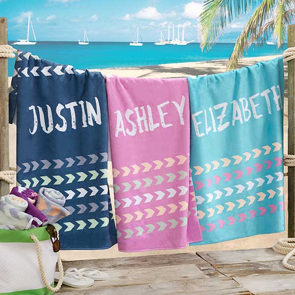 Personalized beach towels for adults Personalized dog books for adults