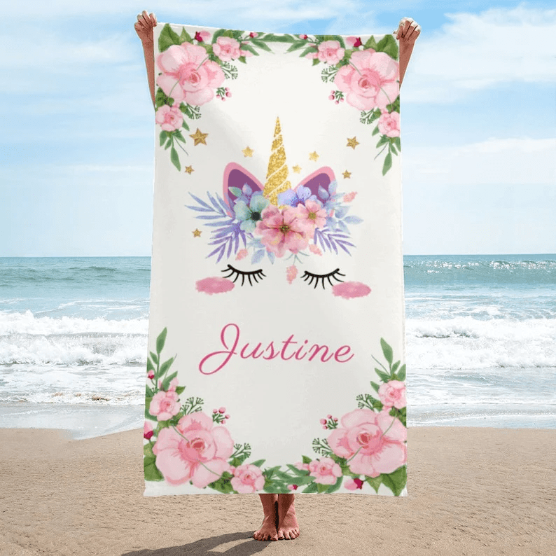 Personalized beach towels for adults Peonypetals porn