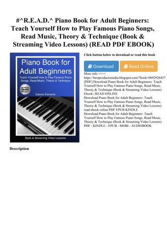 Piano book for adult beginners pdf Tinkerbell jewelry for adults