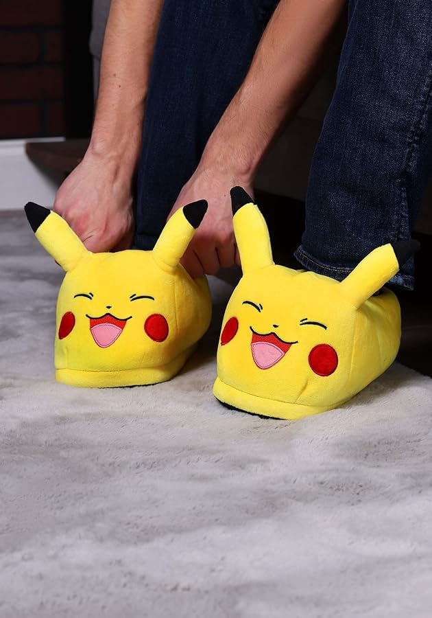 Pikachu slippers for adults Adult comics vintage