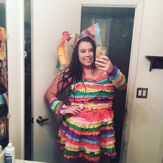 Pinata costume for adults Swallowing huge cumshots