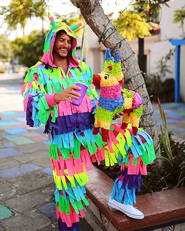 Pinata costume for adults Lesbian busty milf