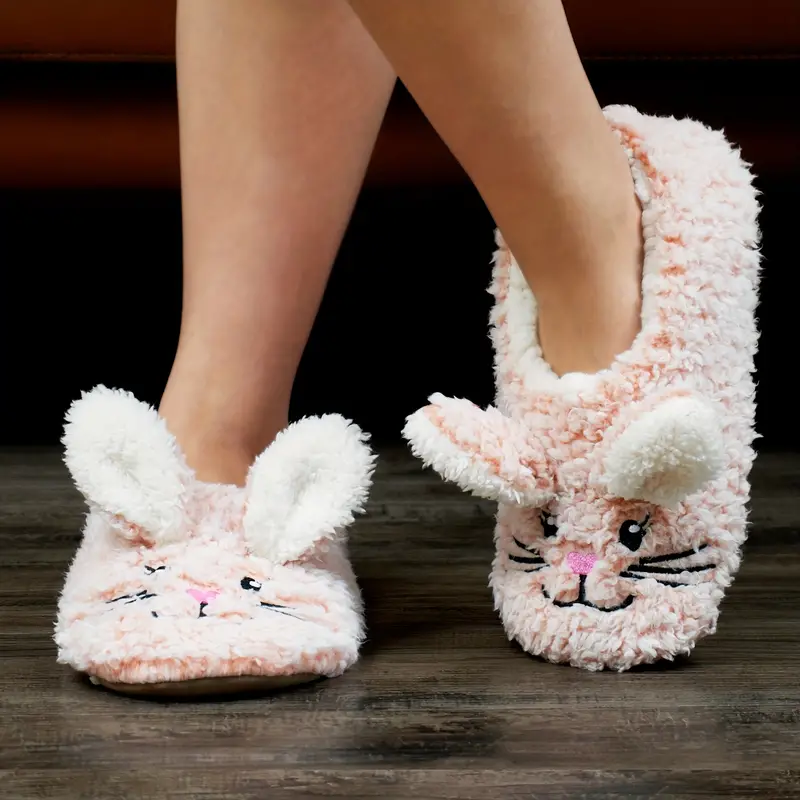 Pink bunny slippers for adults Philavise porn