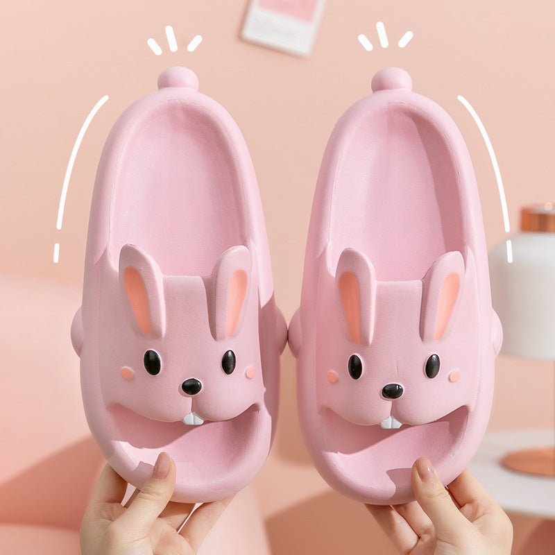 Pink bunny slippers for adults Polish teen anal
