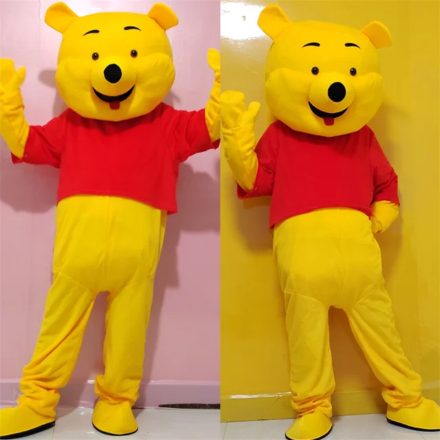 Pooh costume for adults Lesbian gives massage