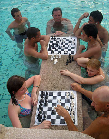Porn chess Floats with shade for adults
