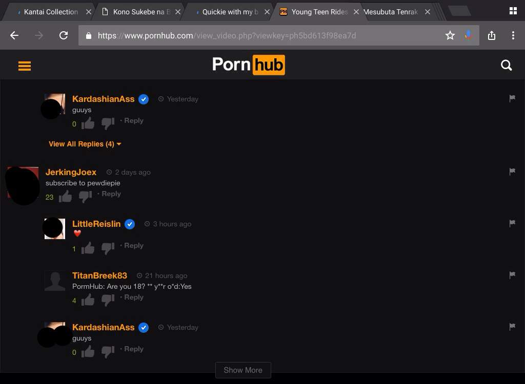 Porn hub comments Back to back anal creampies