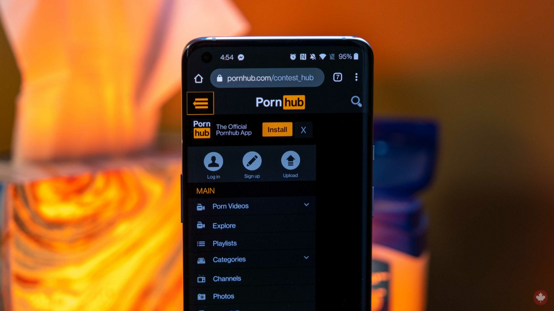 Pornhub apk app Seduced wife porn