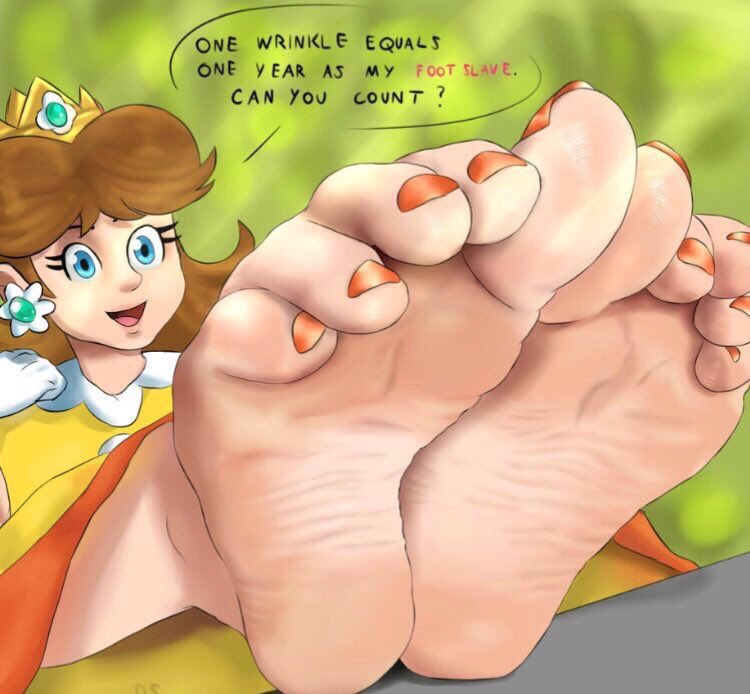 Princess peach feet porn Gay threesome bareback