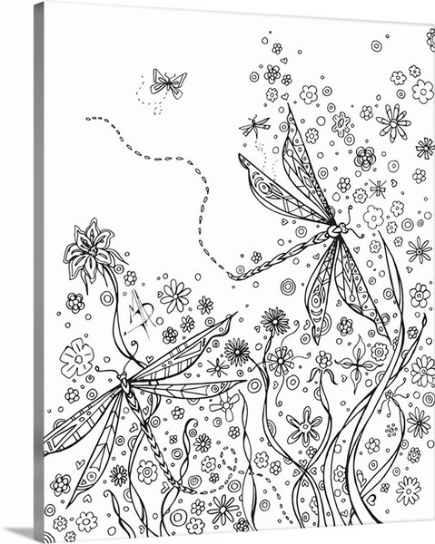 Printable dragonfly coloring pages for adults Big breasted lesbian porn