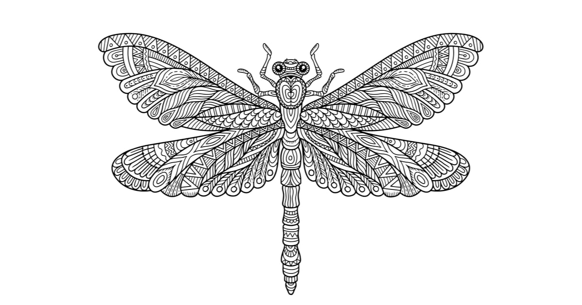 Printable dragonfly coloring pages for adults Electric bike with sidecar for adults