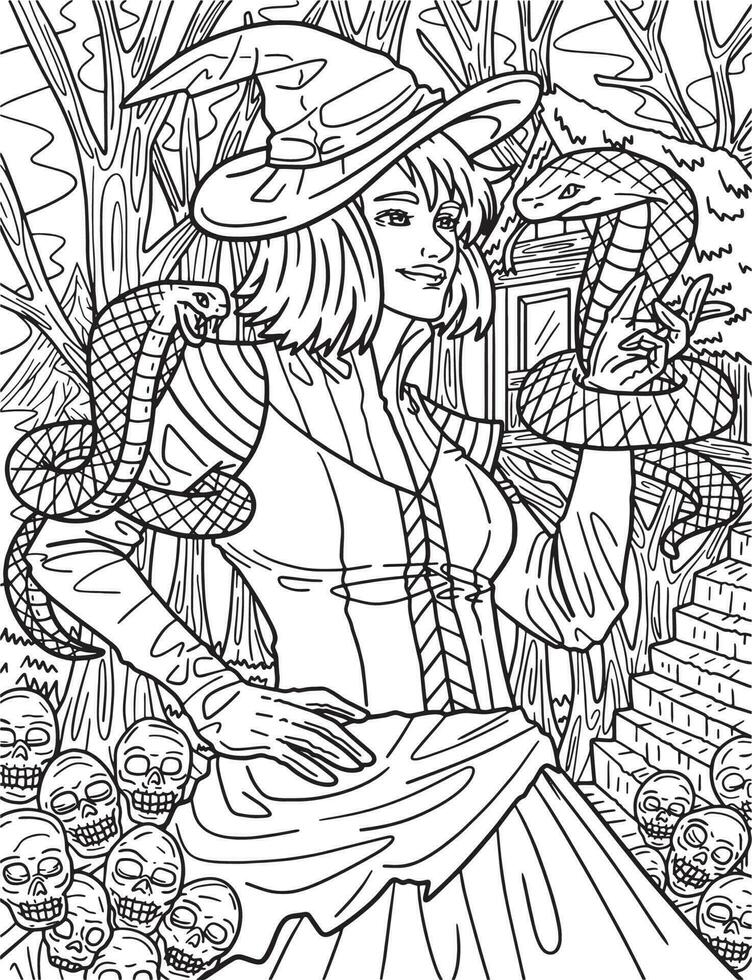 Printable witch coloring pages for adults Escort caserta