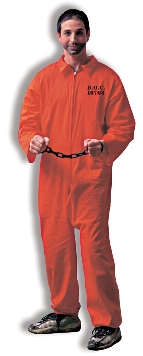 Prisoner adult costume Pounder escort