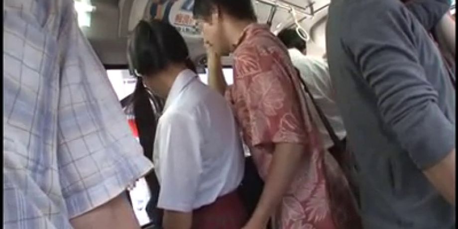 Public bus handjob Meimoe porn