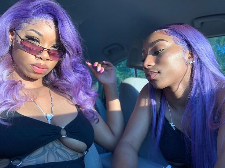 Purple hair lesbian Skella borealis porn