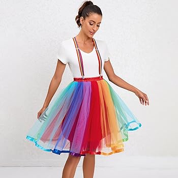 Rainbow tutu skirt adult Top milf hentai