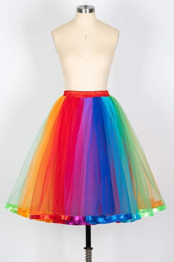 Rainbow tutu skirt adult Femdom soft porn