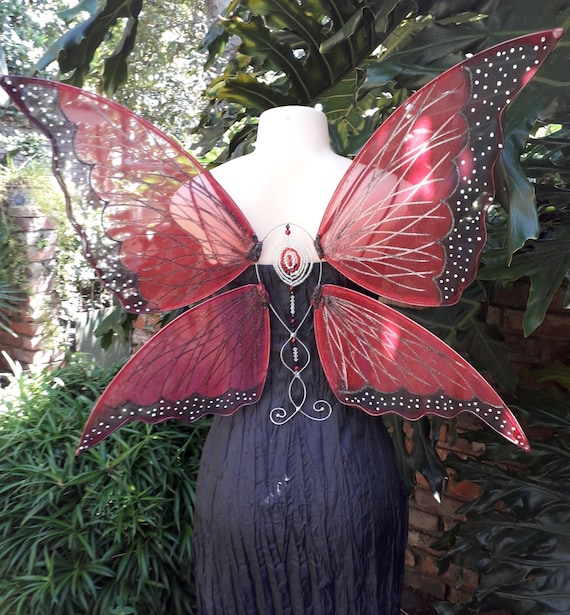 Red fairy wings for adults Porn black fisting