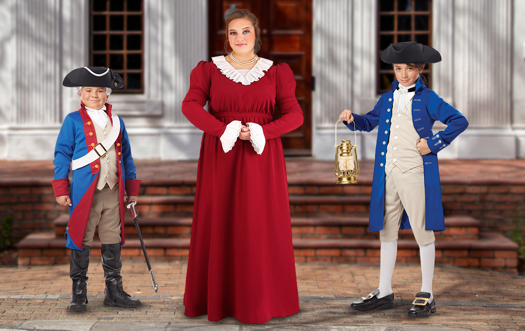 Revolutionary war costumes for adults Halloween feel box ideas for adults