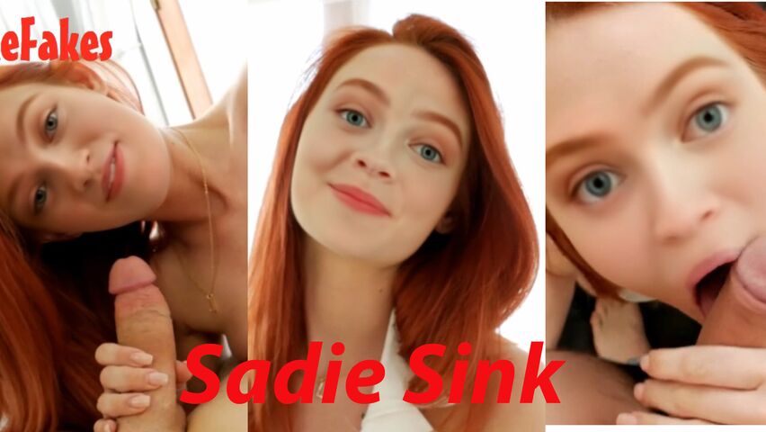Sadie sink fake porn Extreme reality porn
