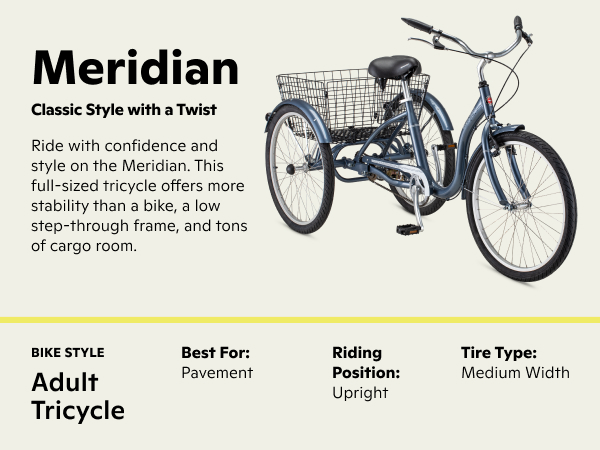 Schwinn meridian tricycle for adults Peliculas adultos en español
