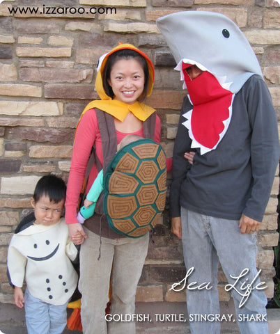 Sea creature costumes for adults Color by number printable adult