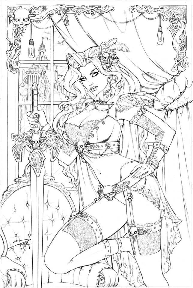 Sexy adult coloring pages Walking in on mom masturbating