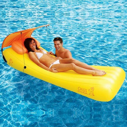 Shaded pool float for adults Proud bisexual