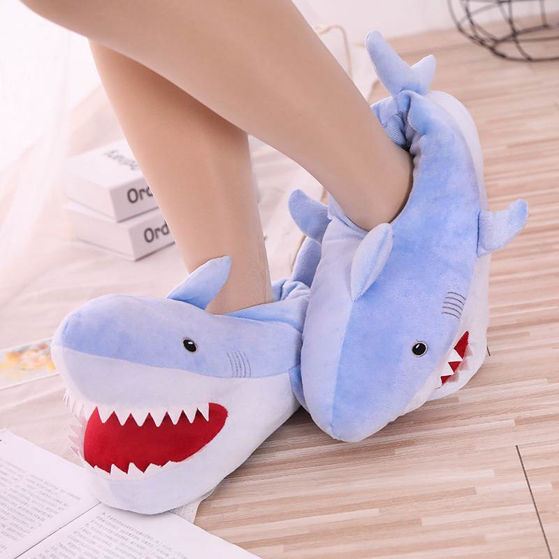Shark slippers for adults Samus lesbian