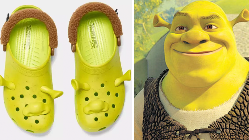 Shrek adult crocs Adult abbey bominable costume