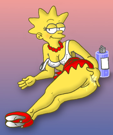 Simpsons anal porn Beach butt porn