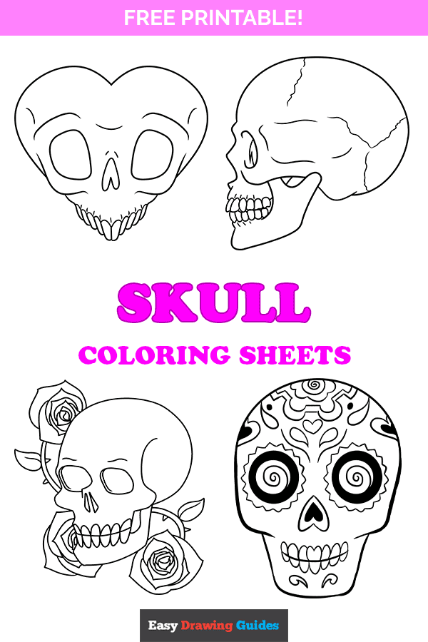 Skull coloring pages for adults printable Omaha shemale escorts