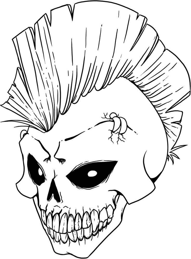 Skull coloring pages for adults printable Final fantasy yuffie porn