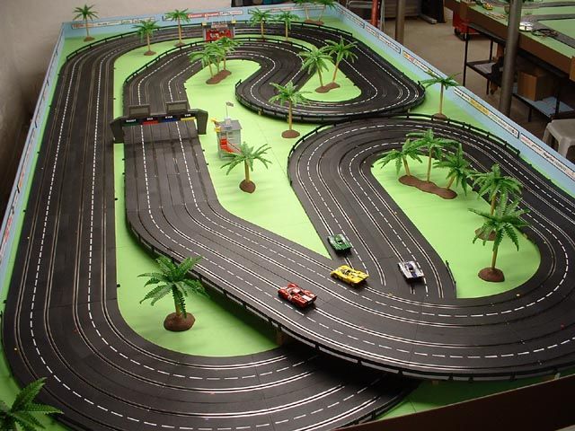 Slot car track for adults Leana lovings gets the pussy pounding she deserves