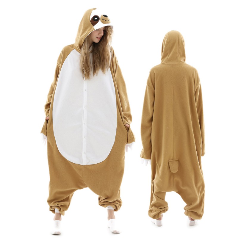 Sloth onesie for adults Mirabel costume adult