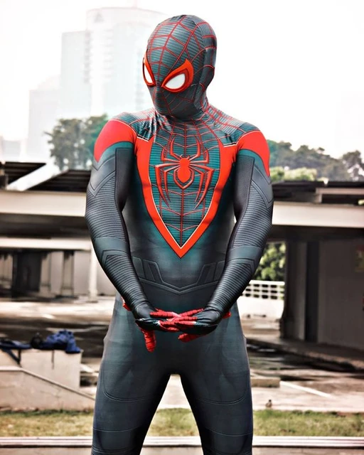 Spider man miles morales costume adult Top skinny pornstar