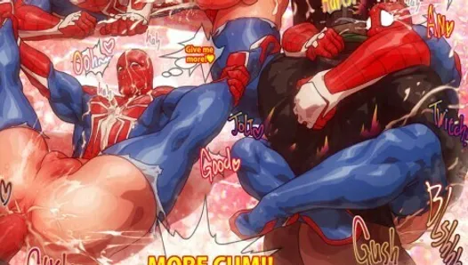 Spiderman cartoon gay porn Japanese massage lesbian