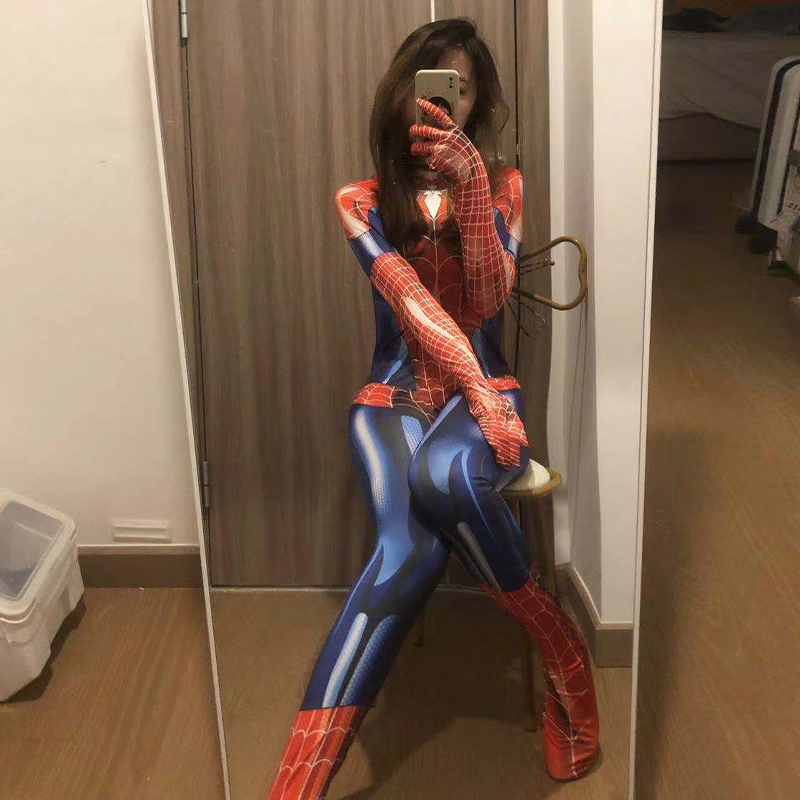 Spiderman costume adult female Thiago lazzarotto porn