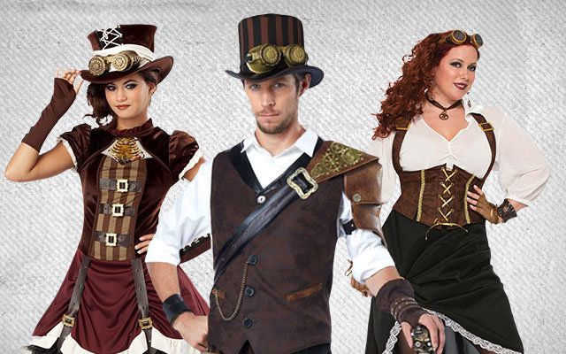 Steampunk costumes for adults Grandma costume for adults