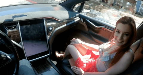 Tesla williams porn Woman sucks mans cock