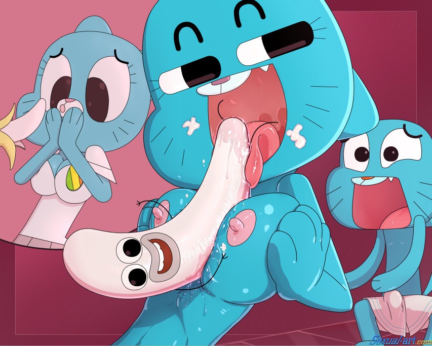 The amazing world of gumball carrie porn Real bi threesome
