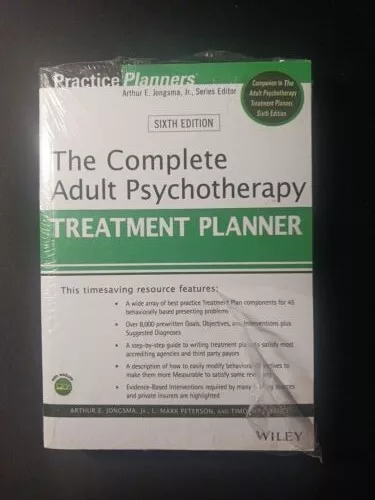 The complete adult psychotherapy treatment planner 6th edition Sarada uchiha adult