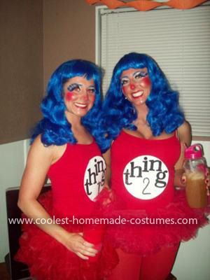 Thing 1 and thing 2 costumes for adults plus size Dumb ways to die porn