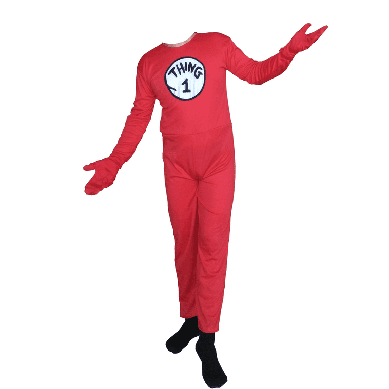 Thing 1 costume adult Indian rocks webcam